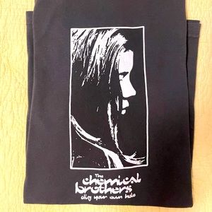 THE CHEMICAL BROTHERS Dig Your Own Hole T-shirt Size XL Super Soft !!!